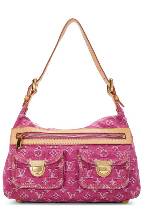 louis vuitton side bag with pink strap|louis vuitton pink denim bag.